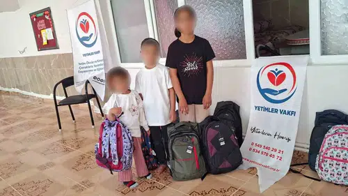 Çermik ilçesinde yetim öğrencilere eğitim desteği sağlandı