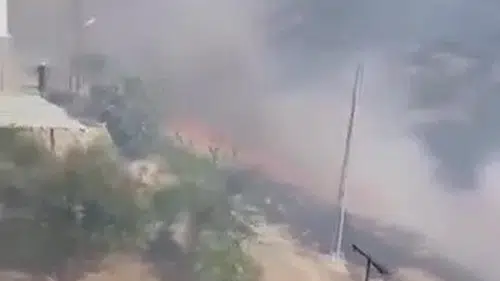 Gercüşte çıkan yangın tarım arazilerini küle çevirdi