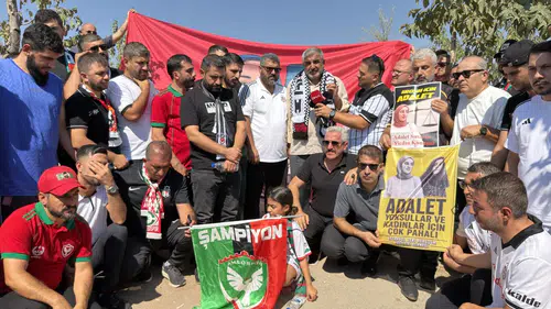 Amed Sportif ve Beşiktaş taraftarları Rojin Kabaiş için bir araya geldi