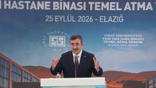Cevdet Yılmaz Elazığ'da Fırat Üniversitesi yeni hastanesinin temelini attı