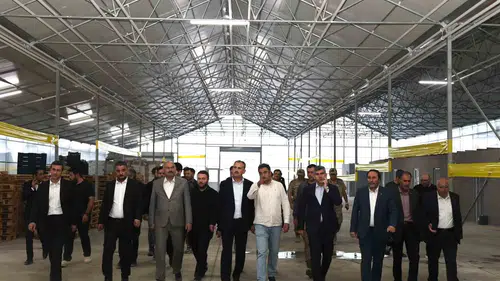 Ağrı Valisi Bozkurt Diyadin Jeotermal Sera Bölgesinde İncelemeler Yaptı