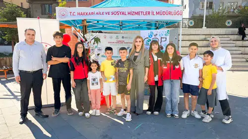 Hakkari'de çocuklar iklim değişikliğine karşı bilinçlendirildi