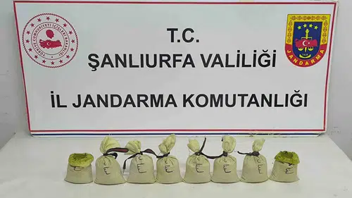 Suruç ilçesinde jandarma ekipleri uyuşturucu operasyonu düzenledi
