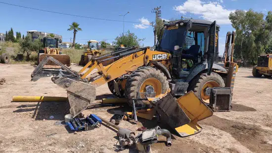 Cizre'deki tamirhanede iş makinesi faciası Bir ölü bir yaralı