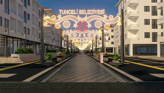 Tunceli’de kafeler caddesi yeni kimliğine kavuşuyor