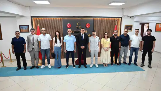 Nusaybin Kaymakamı Gürsel Temurci ve MAGYED yönetimi tanışma toplantısında buluştu
