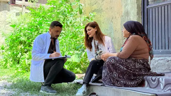 Yüksekova sınır köylerine sağlık ekiplerinden ücretsiz tarama hizmeti