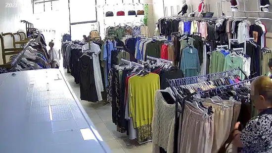 Elazığ merkezindeki bir mağazada yaşanan hırsızlık anları güvenlik kamerasına yansıdı
