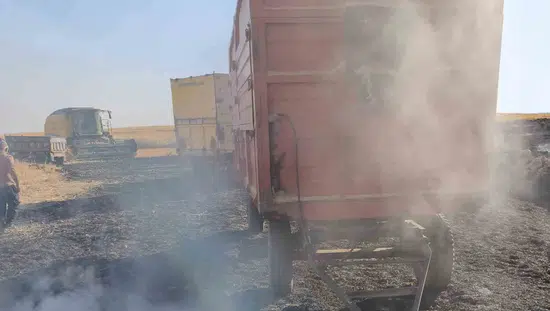 Cizre kırsalında uyuyakalan çoban anız yangını nedeniyle ağır yaralandı