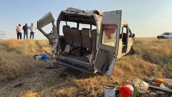Suruç yolunda minibüs kazası sonucu 22 tarım işçisi yaralandı