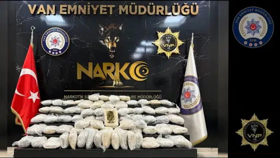 Van Başkale operasyonunda 48 kilogram uyuşturucu ele geçirildi