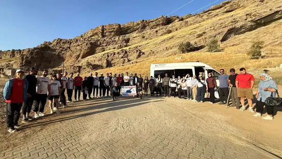 60 doğasever İncekaya Krateri’nde buluştu: Doğa, tarih ve spor bir arada