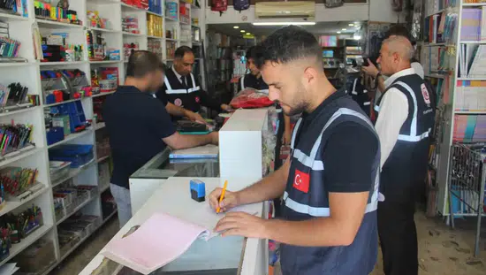 Şanlıurfa'da kırtasiye denetimlerinde 44 işletmeye 175 bin lira ceza kesildi