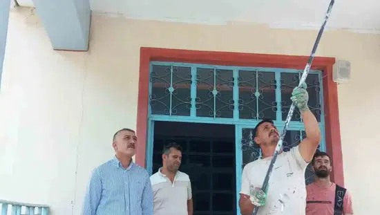 Patnos'ta okullar yeni eğitim dönemine yenilenmiş yüzüyle merhaba demeye hazırlanıyor