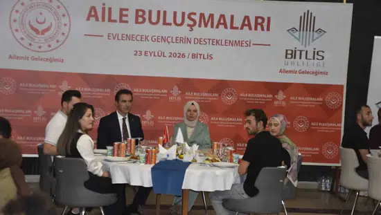 Bitlisli genç çiftler devlet desteğiyle kurdukları yuvalarında bir araya geldi