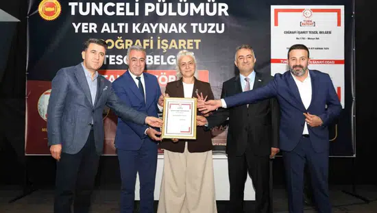 Pülümür Yer Altı Kaynak Tuzu coğrafi işaretle tescillendi