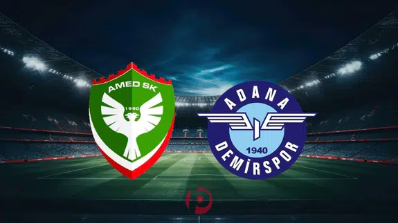 Amedspor 7 Adana Demirspor 0 maçın geniş özeti