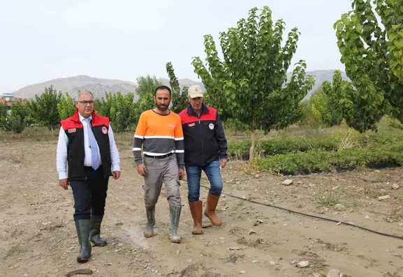 Elazığ'da selin vurduğu tarım işletmelerinde hasar tespit çalışmaları tamamlandı
