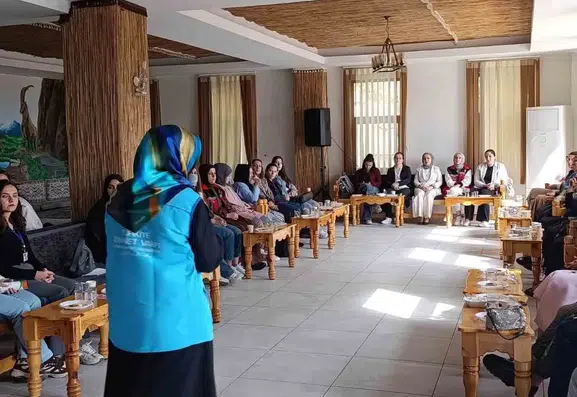 Şırnak'ta kadına yönelik şiddetle mücadele için mahalle buluşması düzenlendi