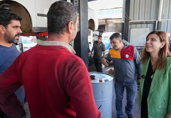 Diyarbakır'da sürpriz ziyaret: Sanayi esnafı taleplerini Eşbaşkanlara ilk elden sundu