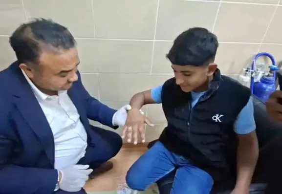 Akçakale'de yüzük krizi İtfaiye amiri bizzat müdahale etti