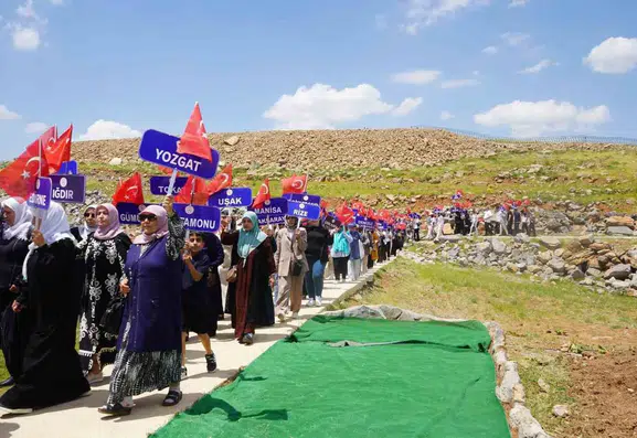 Cudi Dağı’nda şehit ailelerinden barış ve huzur mesajı