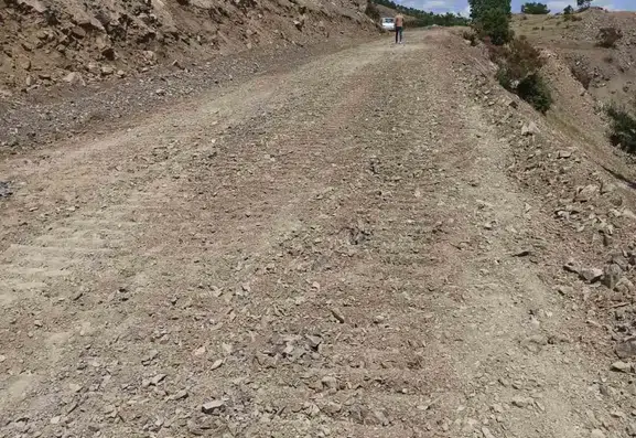 Palu yolunda beklenen çalışma başladı