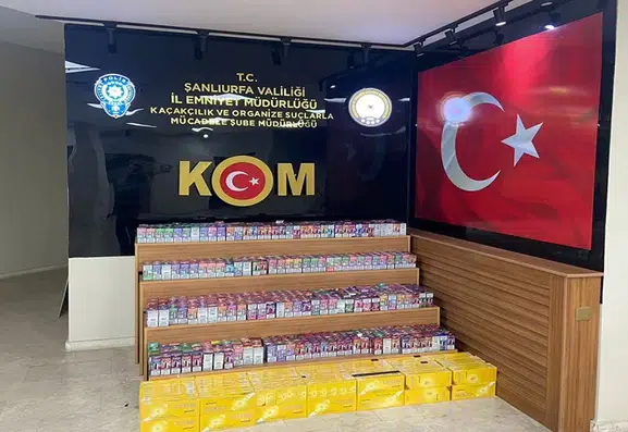 Şanlıurfa’da kaçak ürün operasyonunda bir kişi tutuklandı