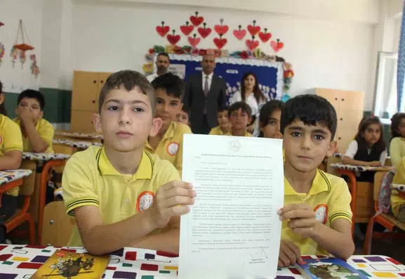 Şırnaklı öğrencilerin mektubuna Bakan Tekin'den özel yanıt