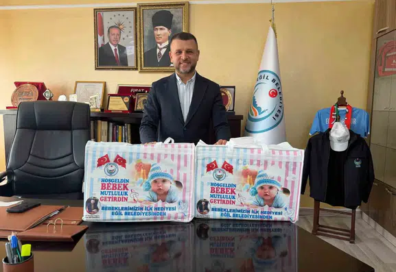 Eğil Belediyesi bebeklerin ilk ihtiyaçlarını karşılıyor