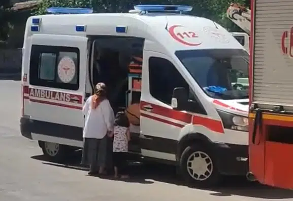 Batman Bahçelievler'de ev yangını paniği