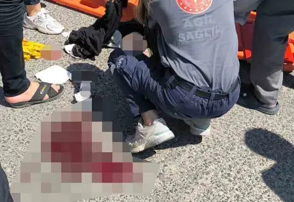 Nusaybin yolunda motosiklet kazası bir kişi ağır yaralandı