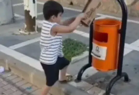 Mardinli minik Aras çevre duyarlılığıyla herkesin kalbini kazandı