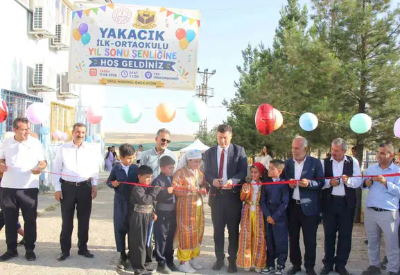 Cizre’de öğrenciler yıl sonunu şenlik havasında kutladı