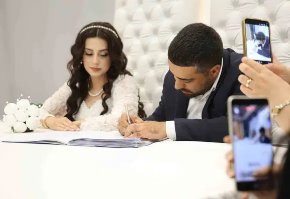 Elazığ’da çiftler 26.06.2026 çılgınlığı için nikah masasına koştu