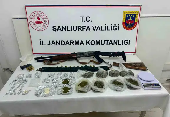 Suruçta uyuşturucu baskını sonucu bir kişi emniyete götürüldü