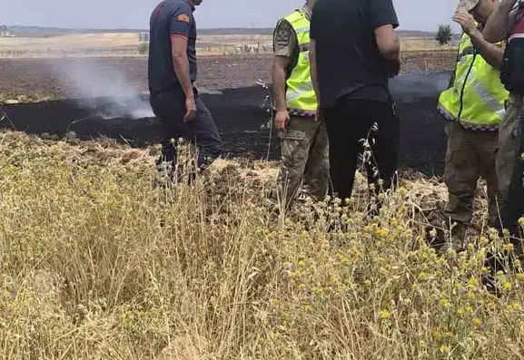 Kurtalan kırsalında çıkan yangın ekiplerin hızlı müdahalesiyle söndürüldü