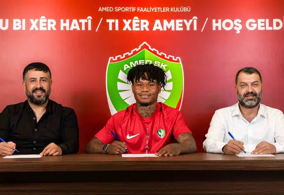 Amedspor Nijeryalı golcü Gift Orban ile kadrosunu güçlendirdi