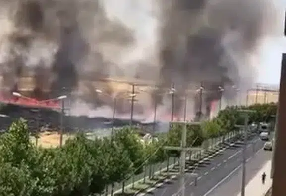 Diyarbakır Bağlar bölgesinde yükselen dumanlar çevrede kısa süreli paniğe neden oldu?