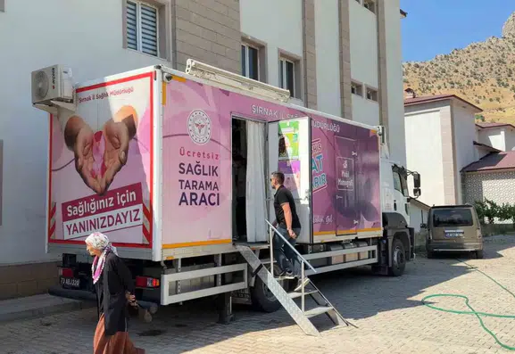 Uludere halkı kanser taraması için il merkezine gitmekten kurtuldu