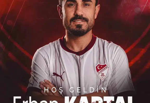 Elazığspor savunma hattını deneyimli oyuncu Erhan Kartal ile güçlendirdi
