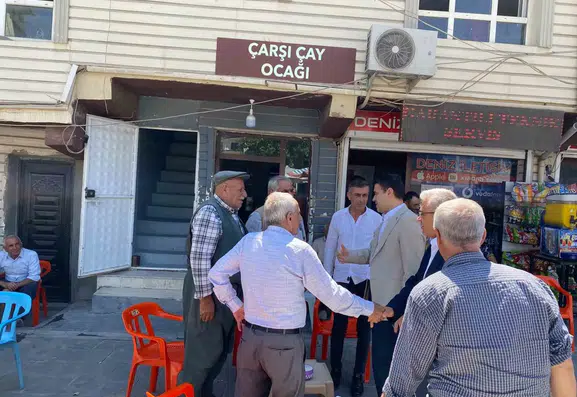 Mazıdağı Kaymakamı Volkan Özer ilçe esnafının sorunlarını dinledi
