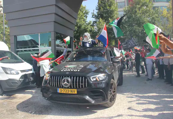 Filistin İçin Yola Çıkan Aktivistler Şanlıurfa Halkıyla Buluştu