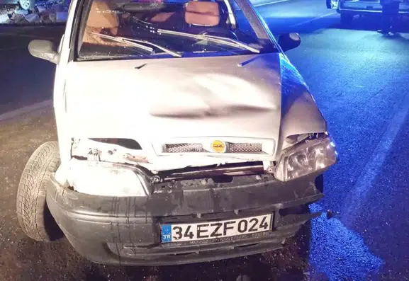 Van Muradiye yolunda iki otomobil çarpıştı