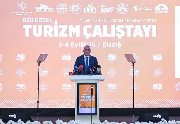 Bakan Ersoy Elazığ'da turizmi tüm yıla yayma hedefini açıkladı