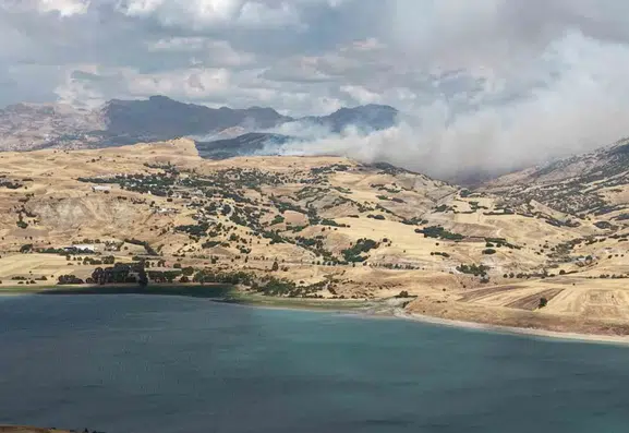 Tunceli Mazgirt kırsalında yangın paniği