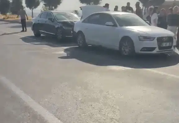 Batman Kozluk yolunda iki araç çarpıştı