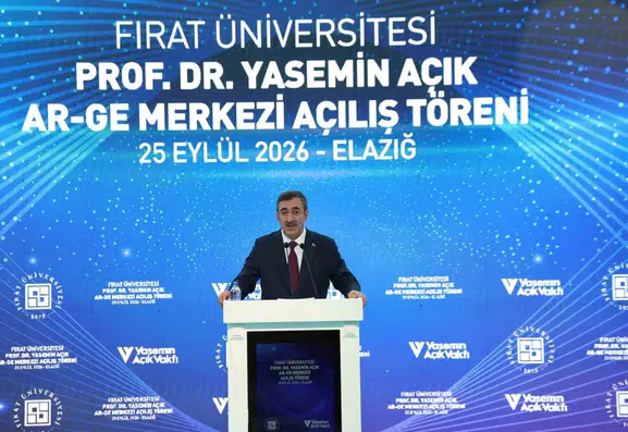 Cumhurbaşkanı Yardımcısı Yılmaz Elazığ'da AR-GE merkezinin açılışını yaptı