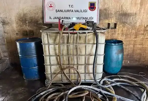 Viranşehir'de jandarmadan kaçak akaryakıt baskını