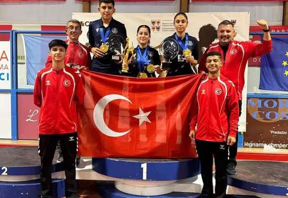 Bingöllü Elif Aday Avrupa şampiyonu olarak altın madalya kazandı